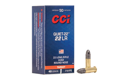 Ammunition CCI Ammunition Hunting 22LR CCI QUIET 22LR 40GR LRN 50/5000